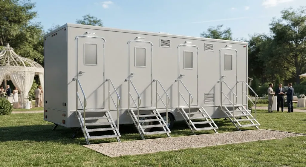 4 Stall Restroom Trailer in Hammond, IN