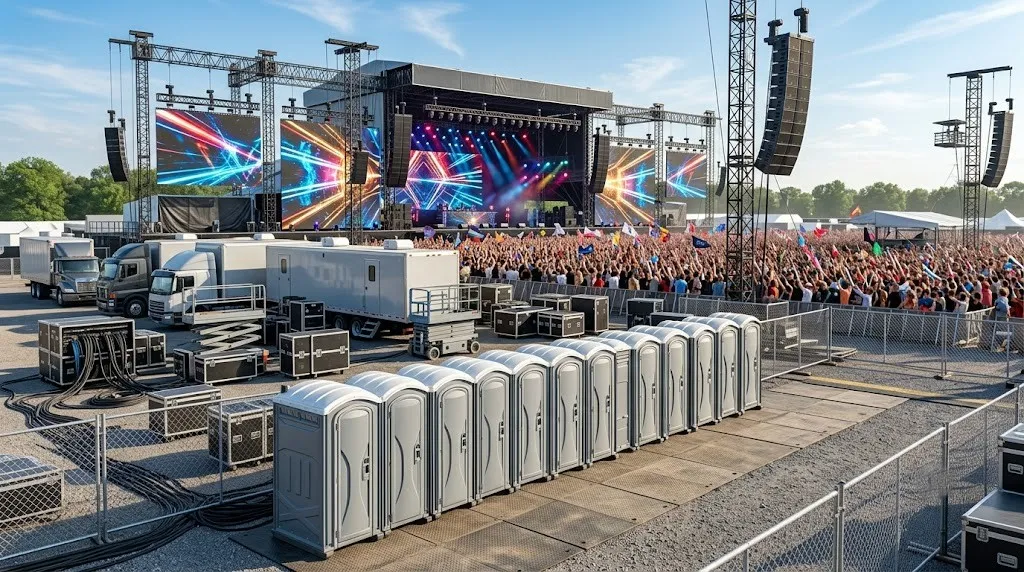 Concert Restroom Rental in Hammond, IN